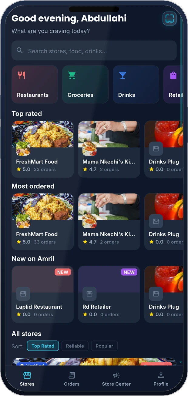 Amril marketplace listings